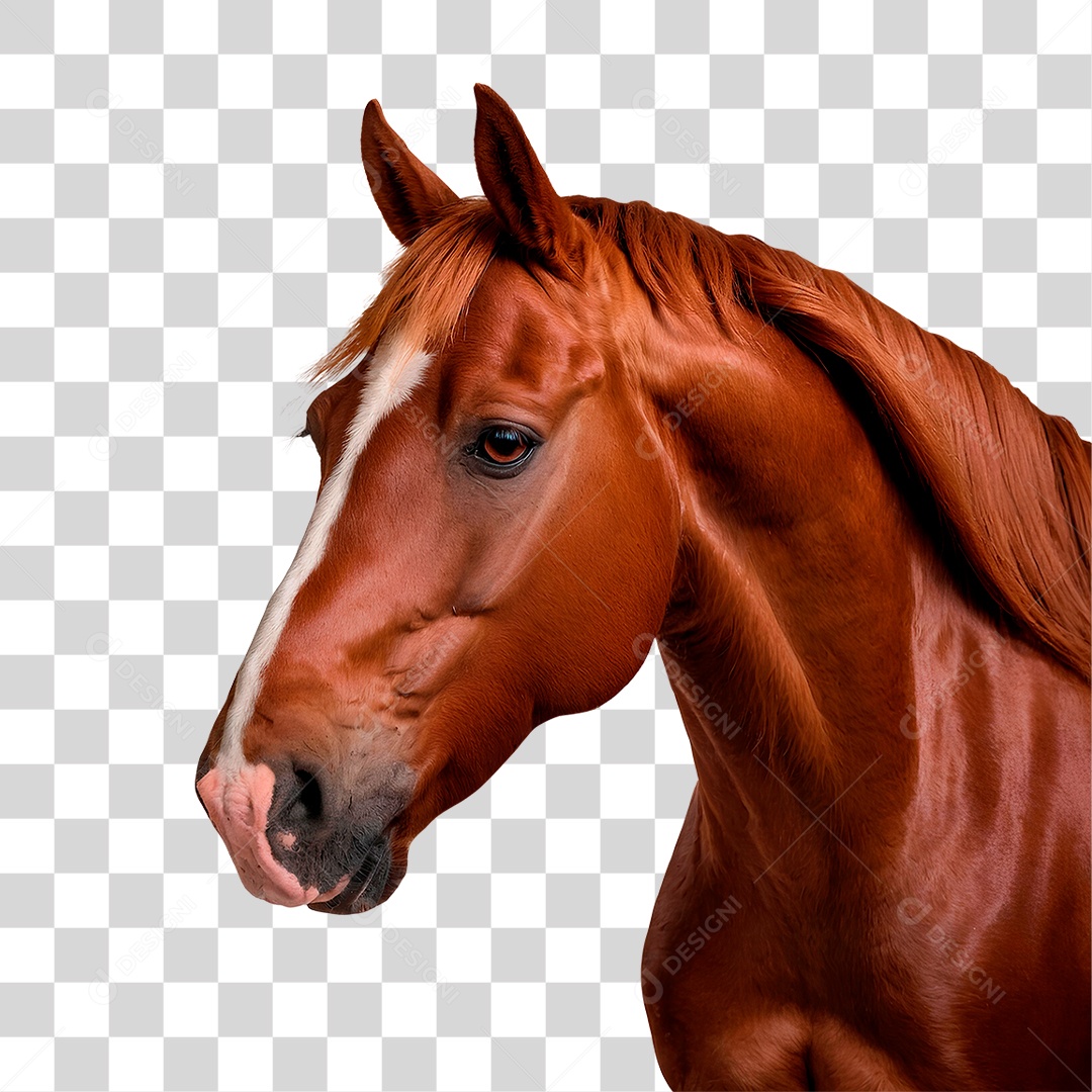 Cavalo de Raça PNG Transparente