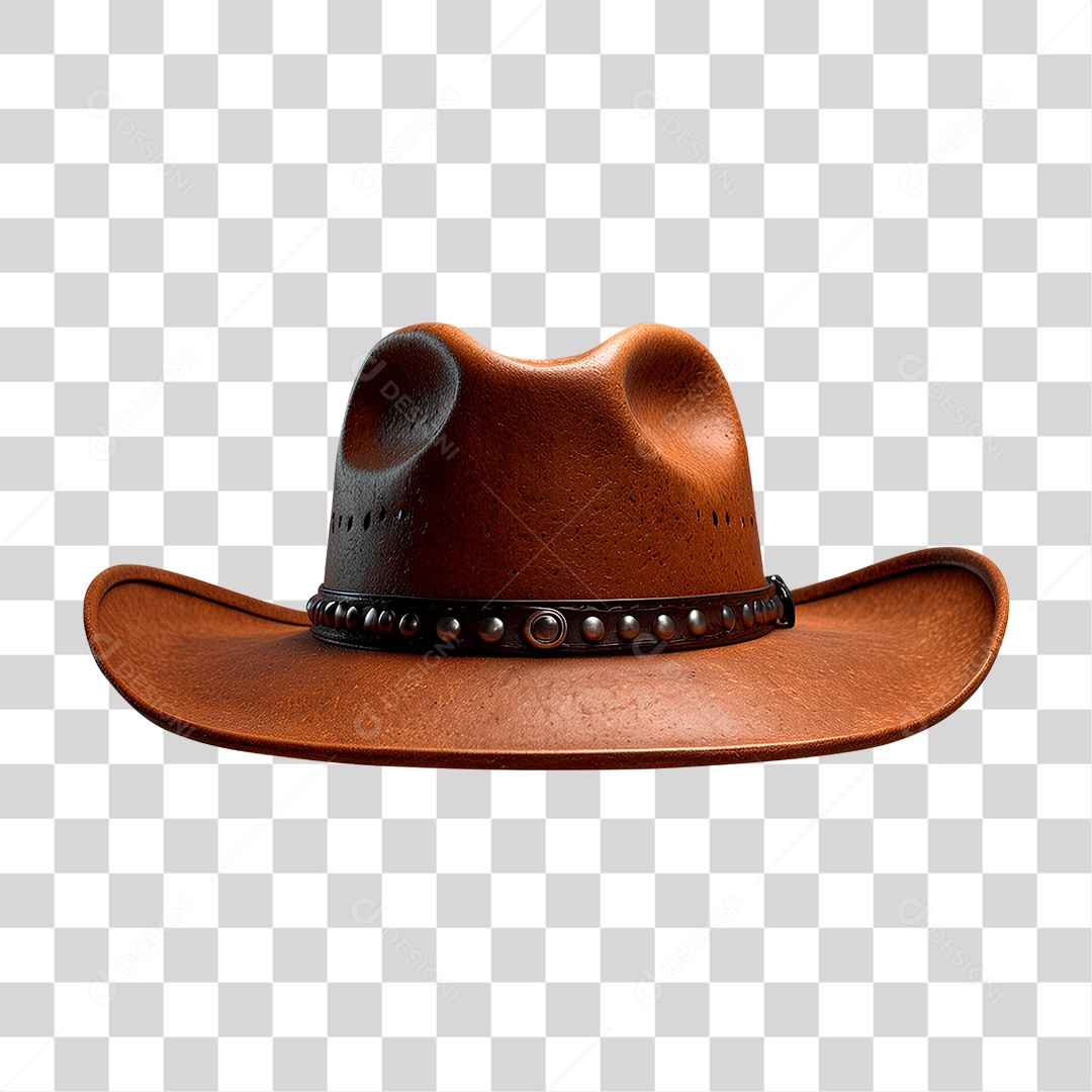 Chapéu de Couro PNG Transparente