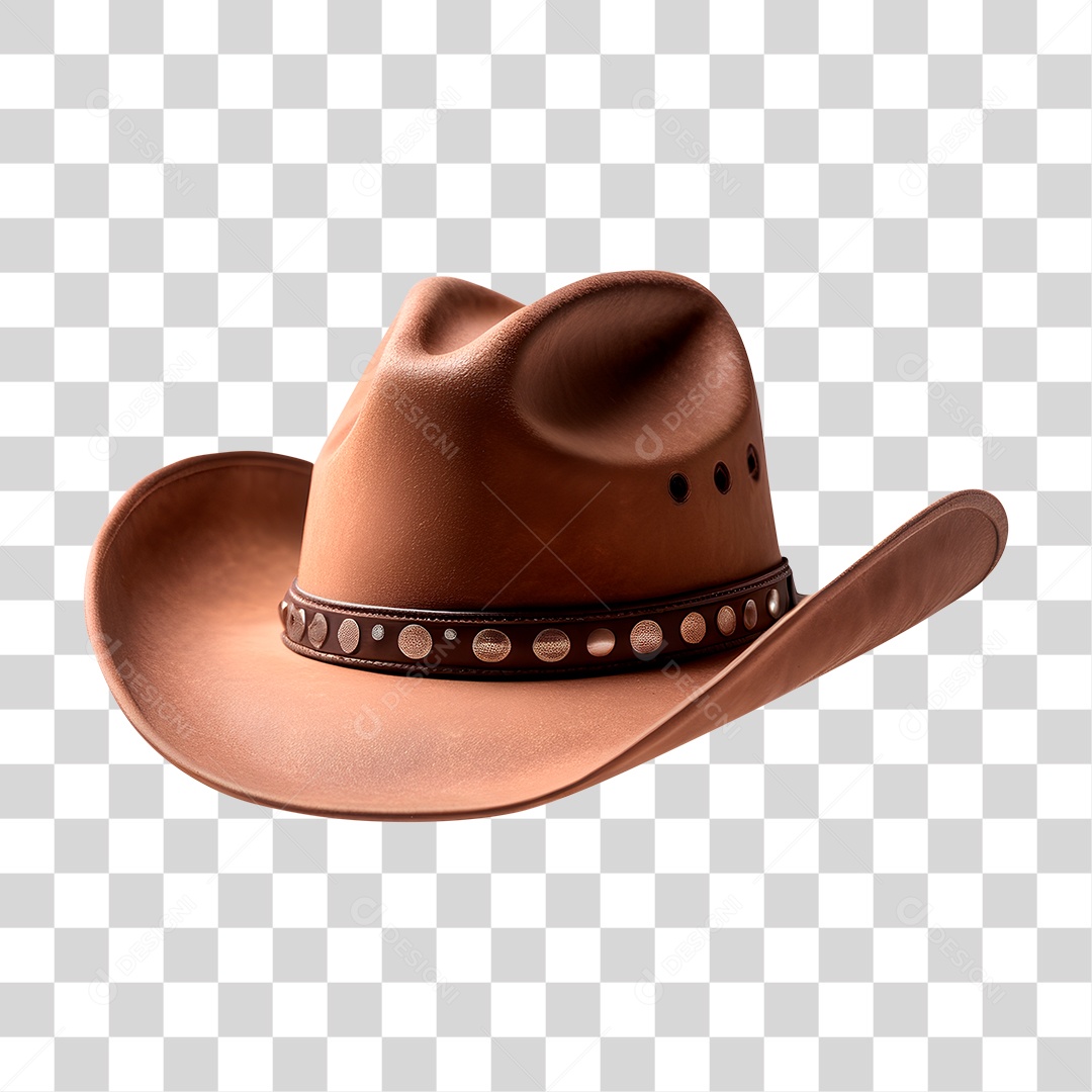 Chapéu de Couro PNG Transparente