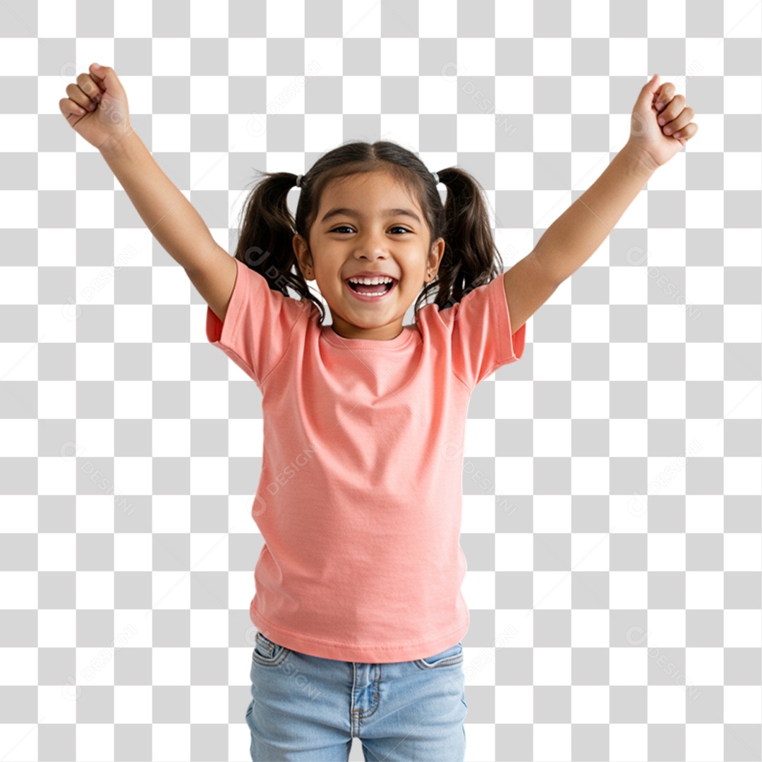 Criança Fazendo Pose para Fotos PNG Transparente