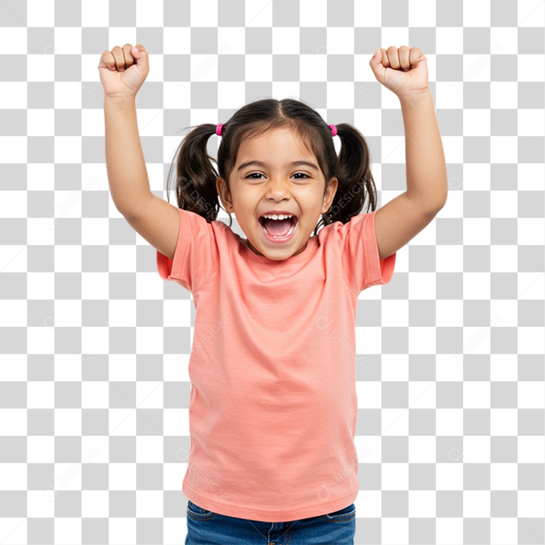 Criança Fazendo Pose para Fotos PNG Transparente