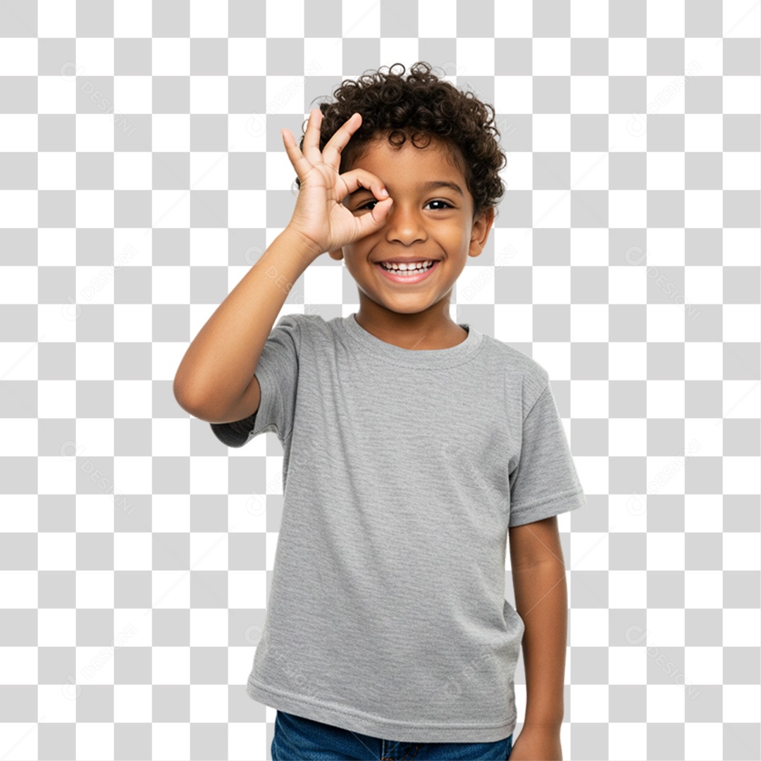 Criança Fazendo Pose para Fotos PNG Transparente