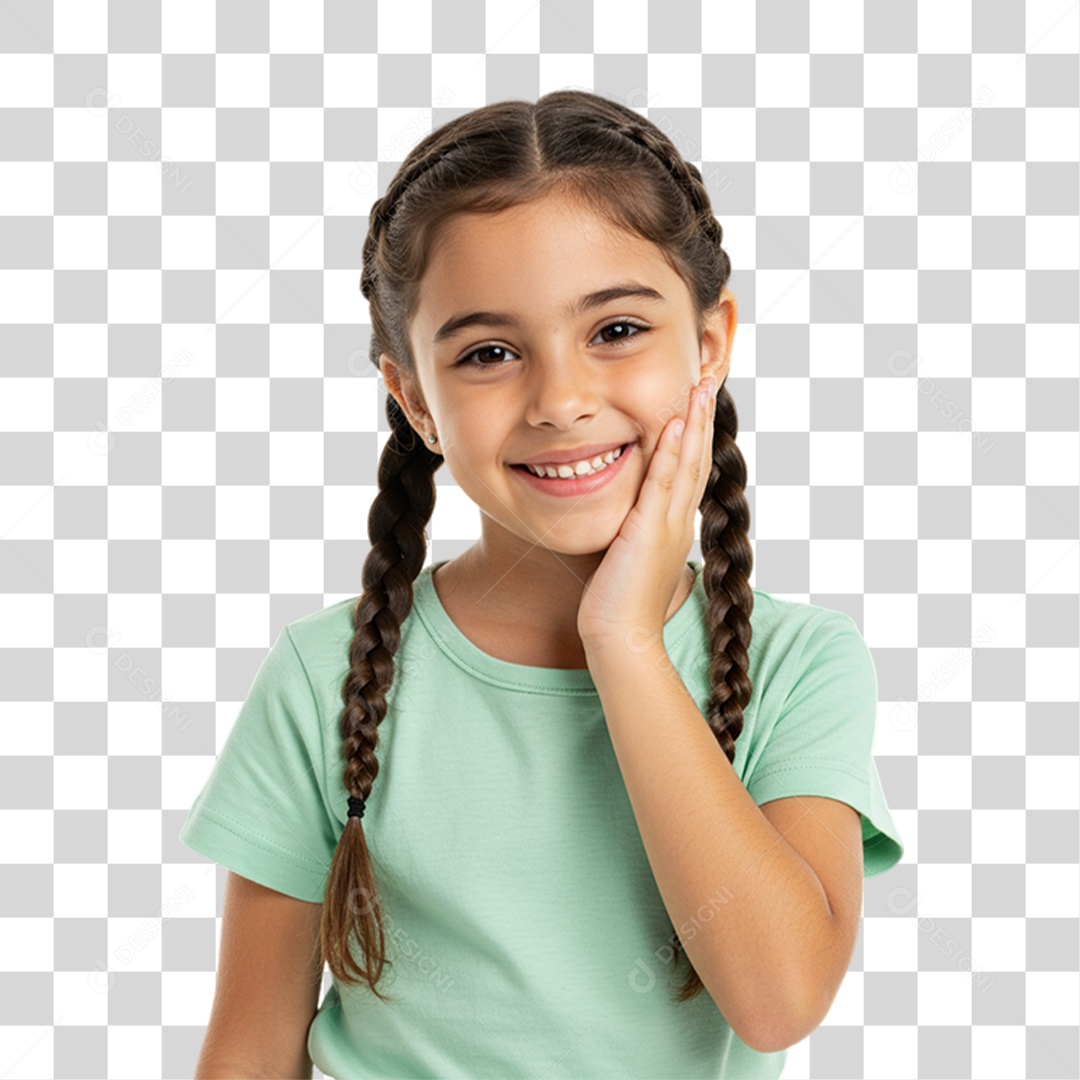 Criança Fazendo Pose para Fotos PNG Transparente