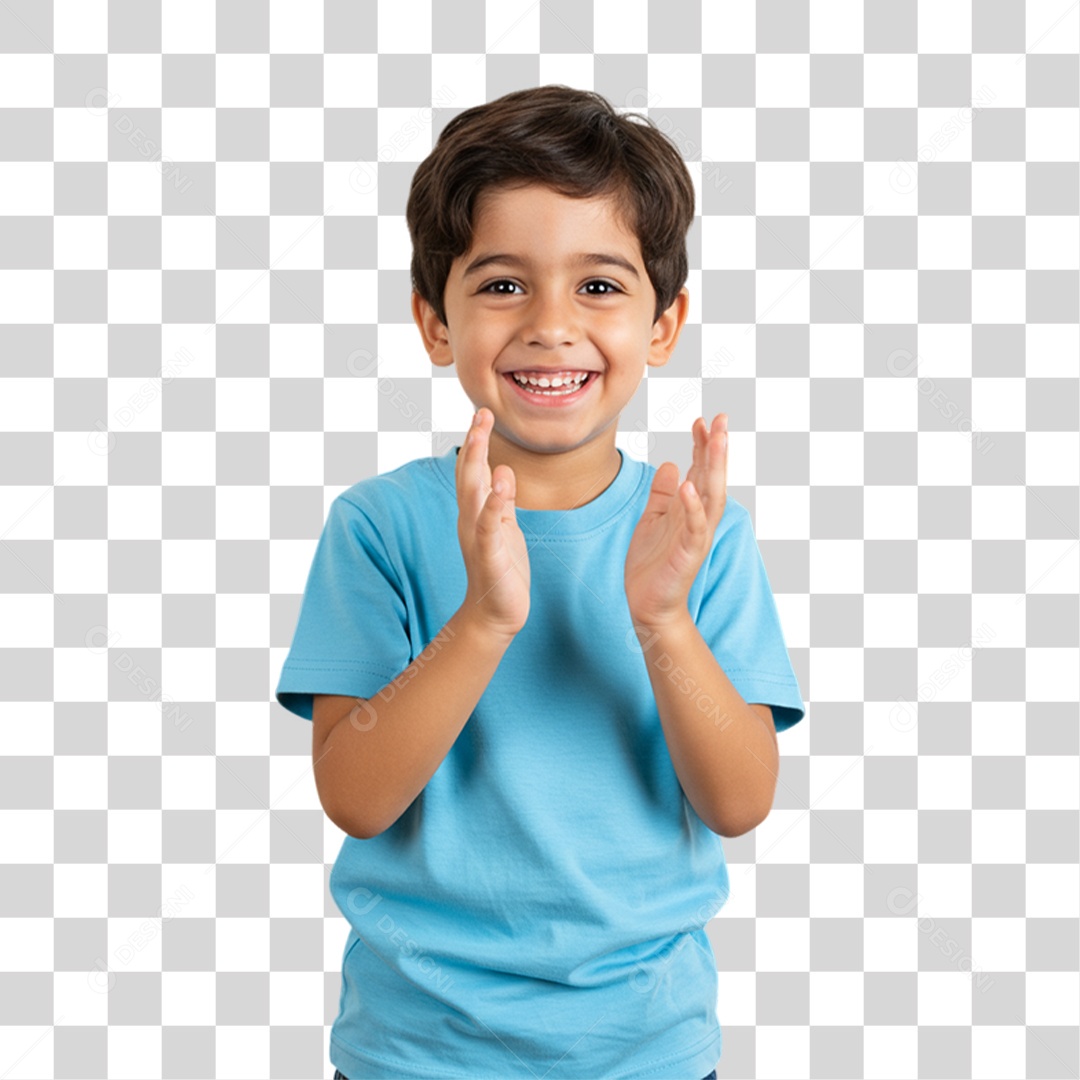 Criança Fazendo Pose para Fotos PNG Transparente