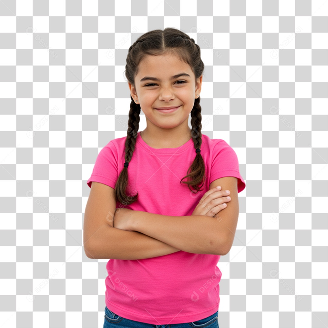 Criança Fazendo Pose para Fotos PNG Transparente