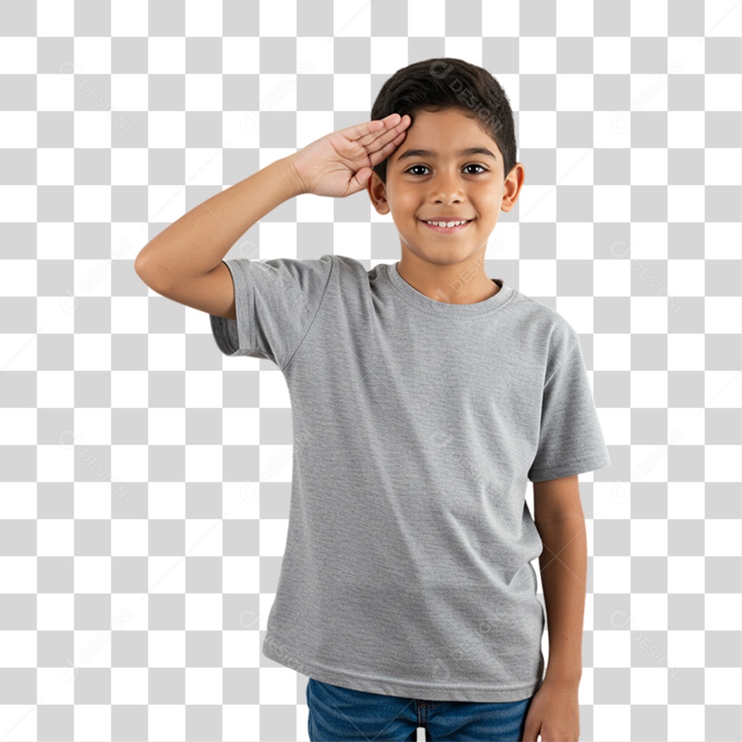 Criança Fazendo Pose para Fotos PNG Transparente