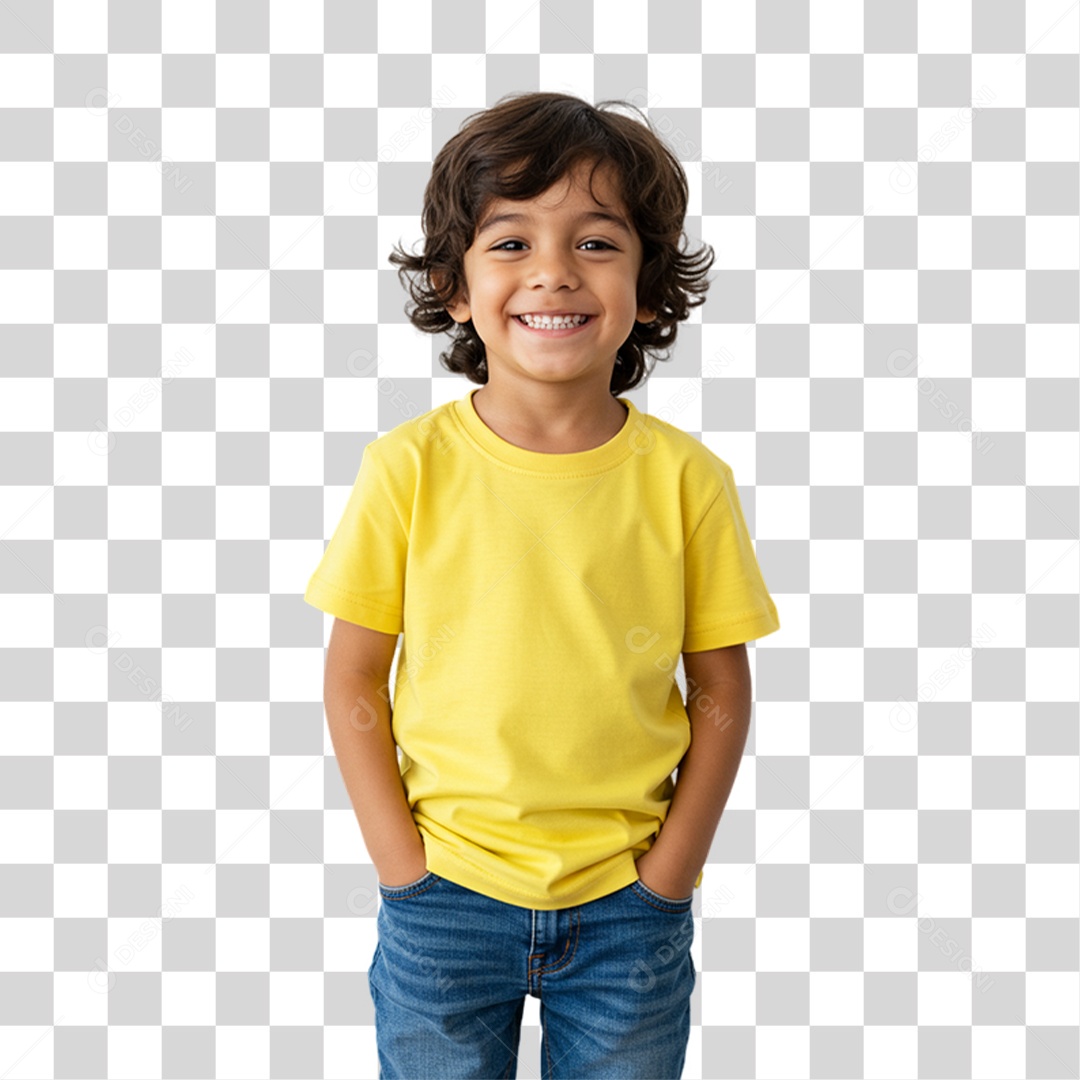 Criança Fazendo Pose para Fotos PNG Transparente