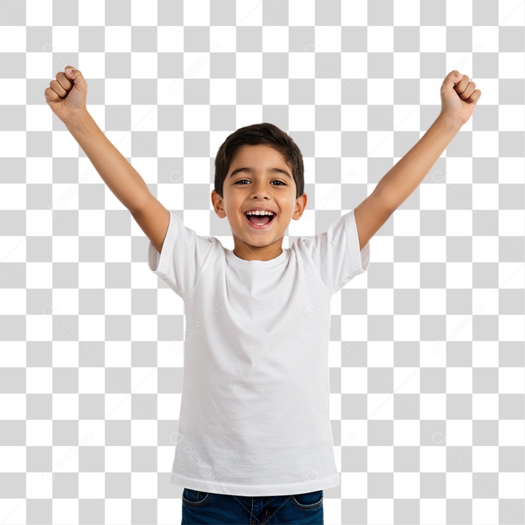 Criança Fazendo Pose para Fotos PNG Transparente