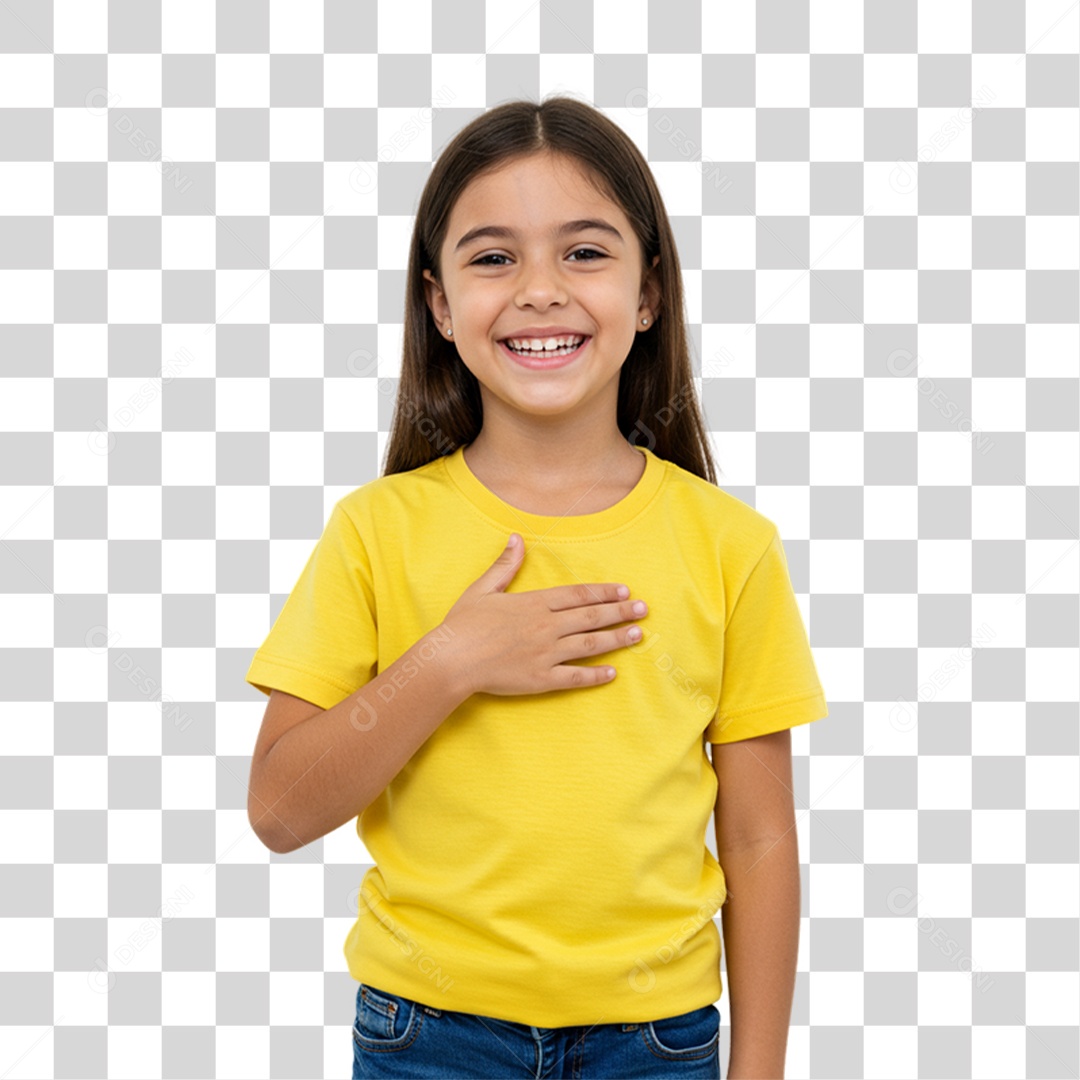 Criança Fazendo Pose para Fotos PNG Transparente