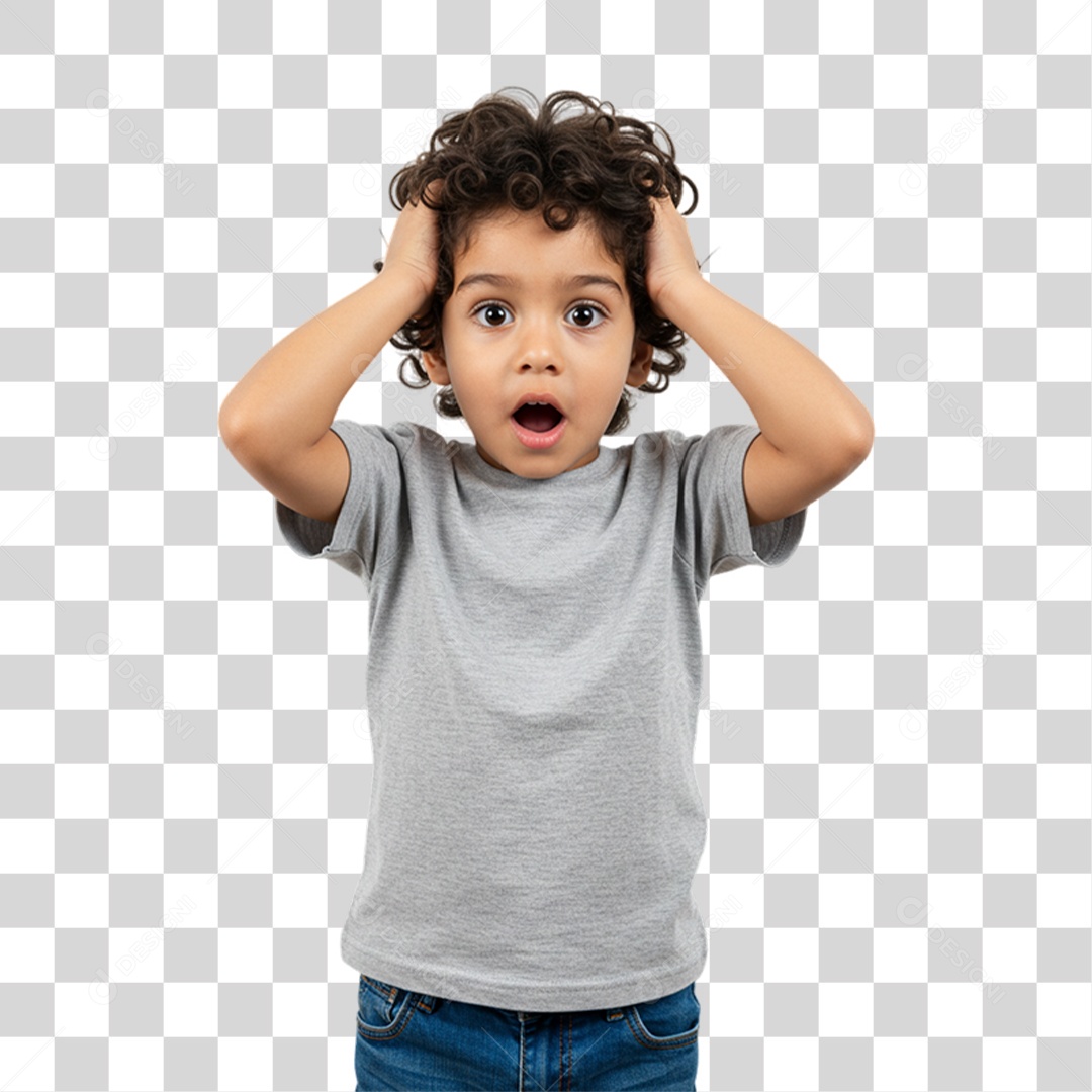 Criança Fazendo Pose para Fotos PNG Transparente