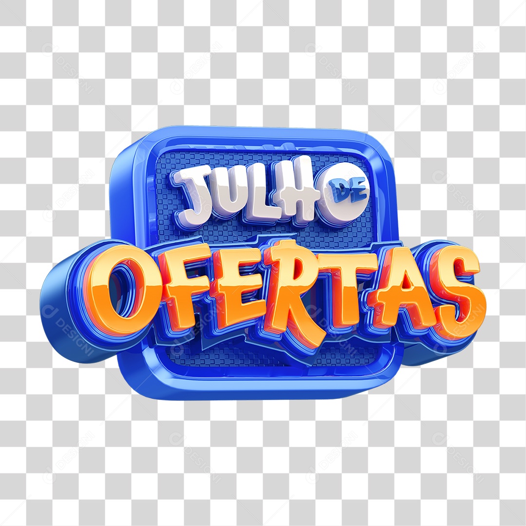 Julho de Ofertas PNG Transparente