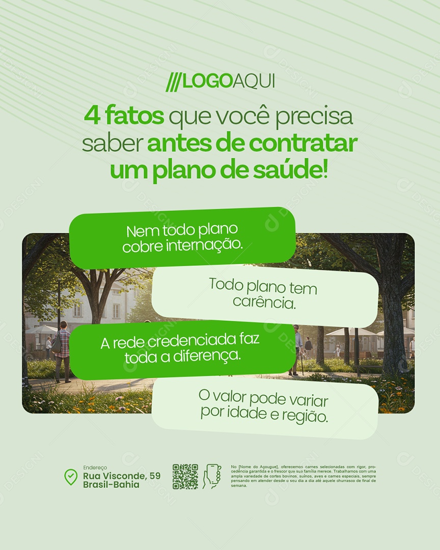 Convênio Médico Quatro Fatos Que Você Precisa Saber Social Media PSD Editável