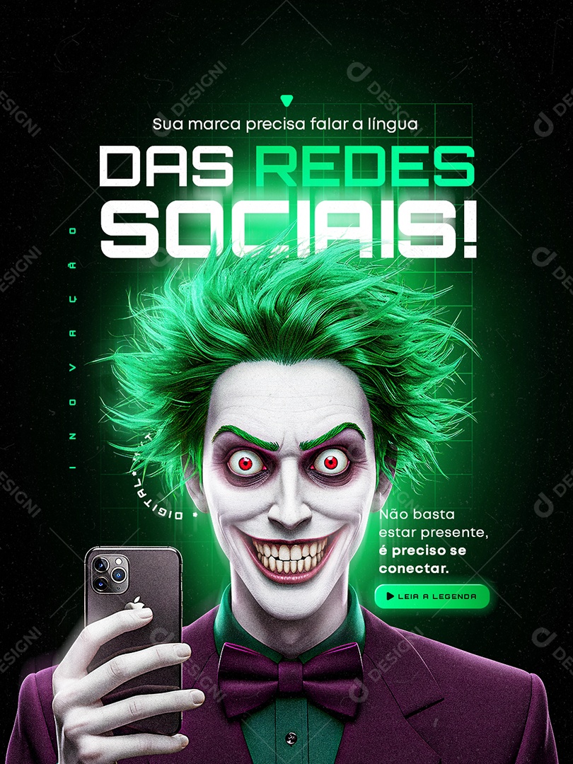Marketing Digital Das Redes Sociais Social Media PSD Editável
