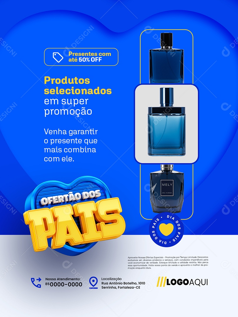 Ofertão dos Pais Lojas Produtos Selecionados Social Media PSD Editável