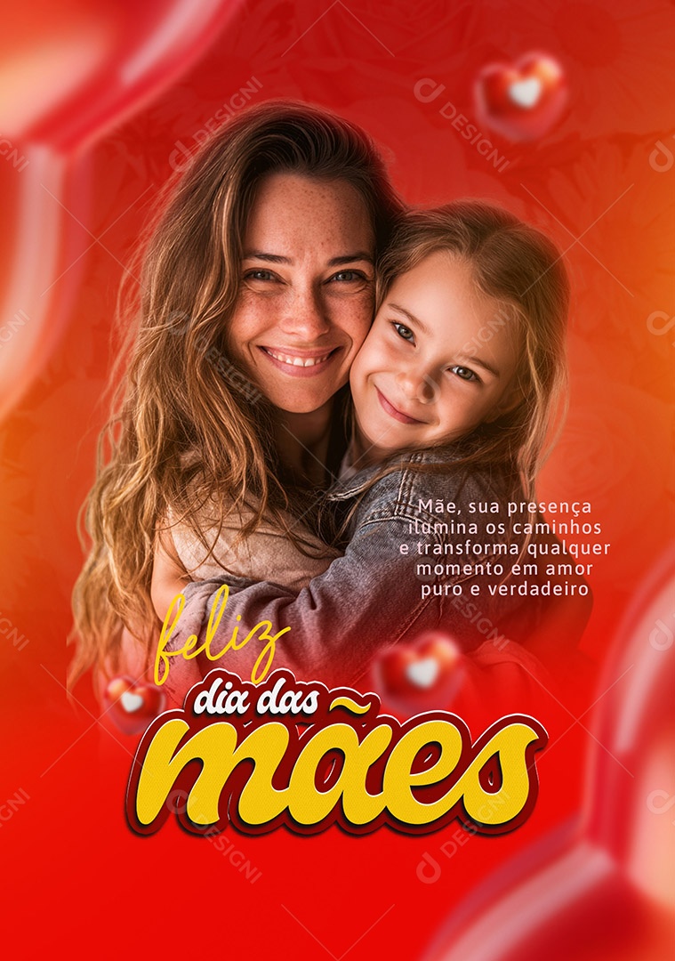 Feliz Dia das Mães 11 de Maio Social Media PSD Editável