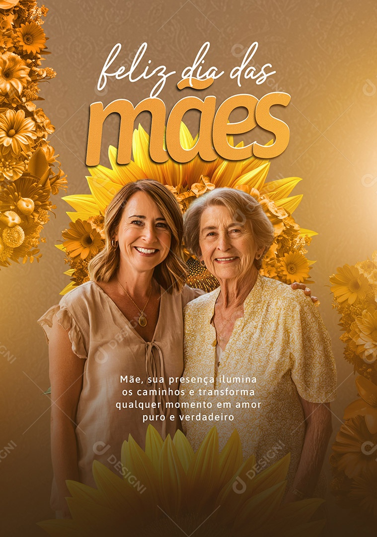 Feliz Dia das Mães Social Media PSD Editável