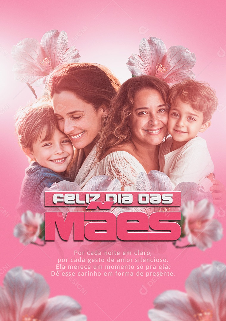 Story Feliz Dia das Mães Social Media PSD Editável