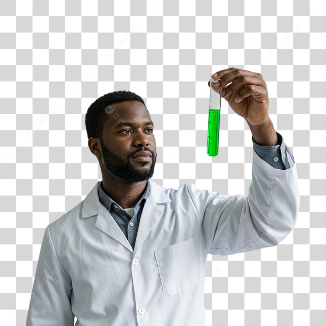 Homem Biólogo PNG Transparente