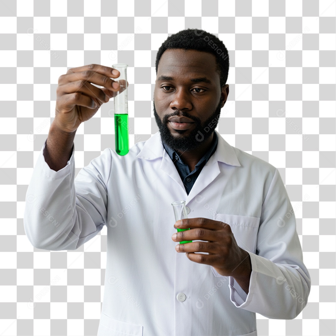 Homem Biólogo PNG Transparente