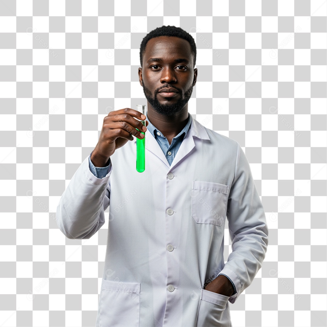 Homem Biólogo PNG Transparente