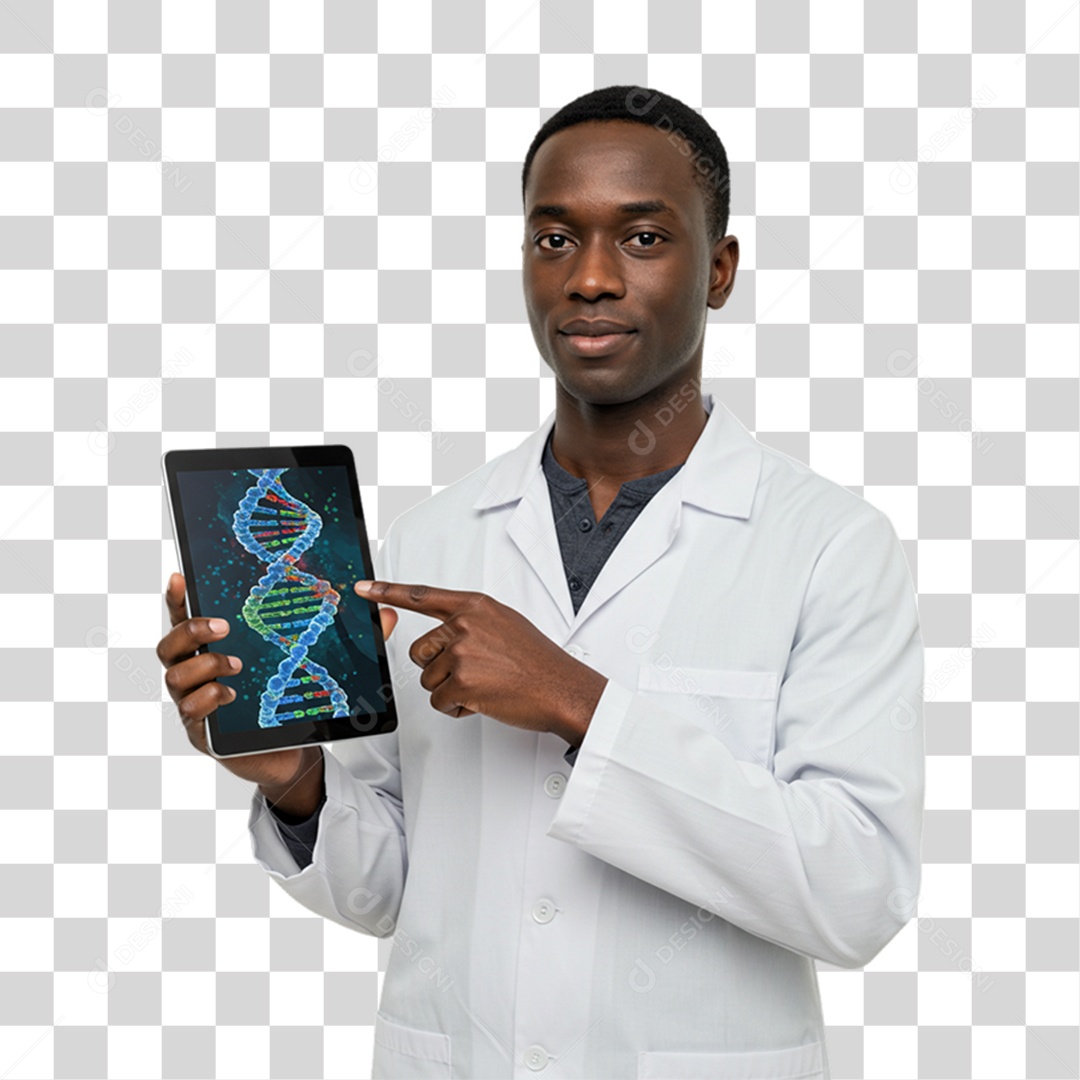 Homem Biólogo PNG Transparente