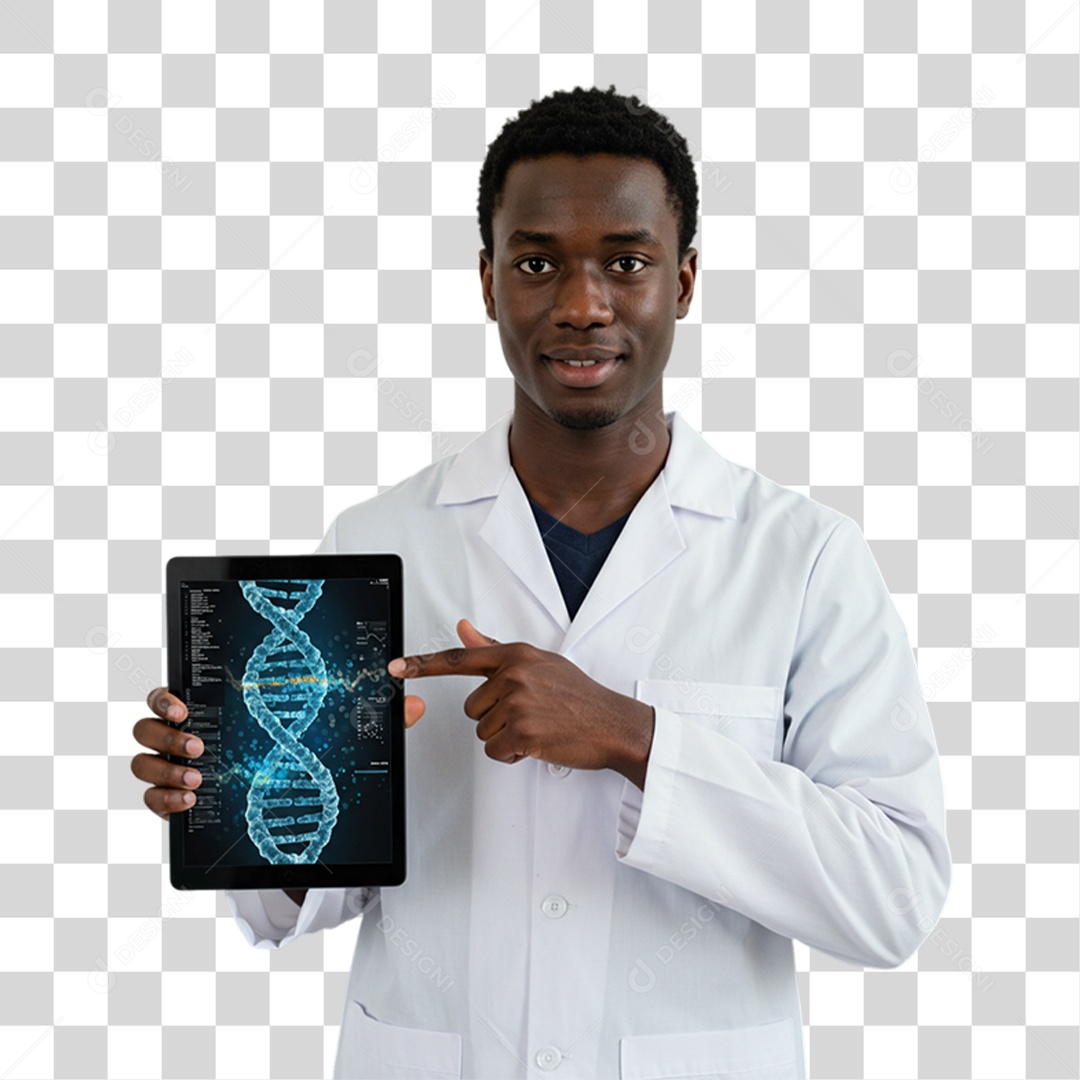 Homem Biólogo PNG Transparente