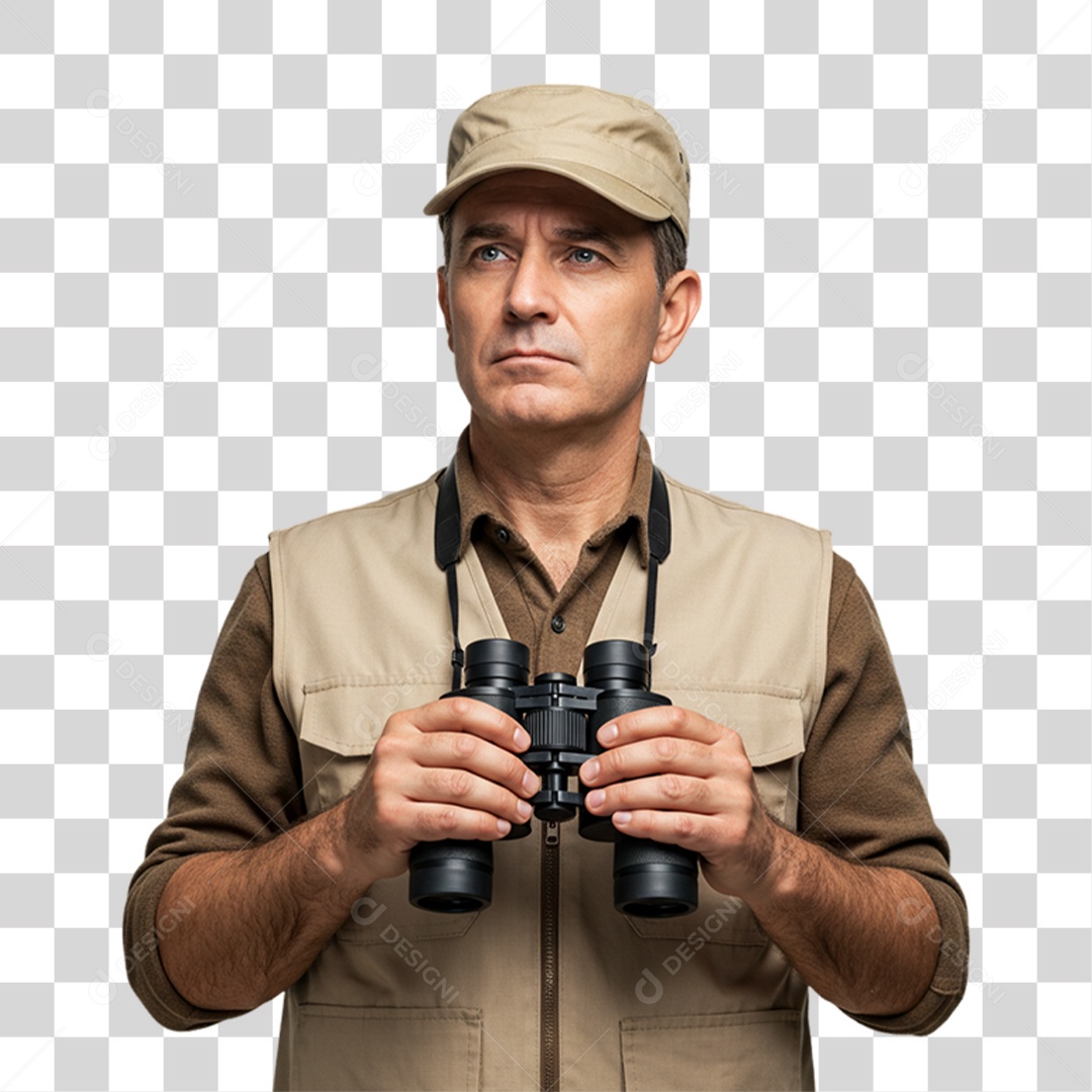 Homem Biólogo PNG Transparente