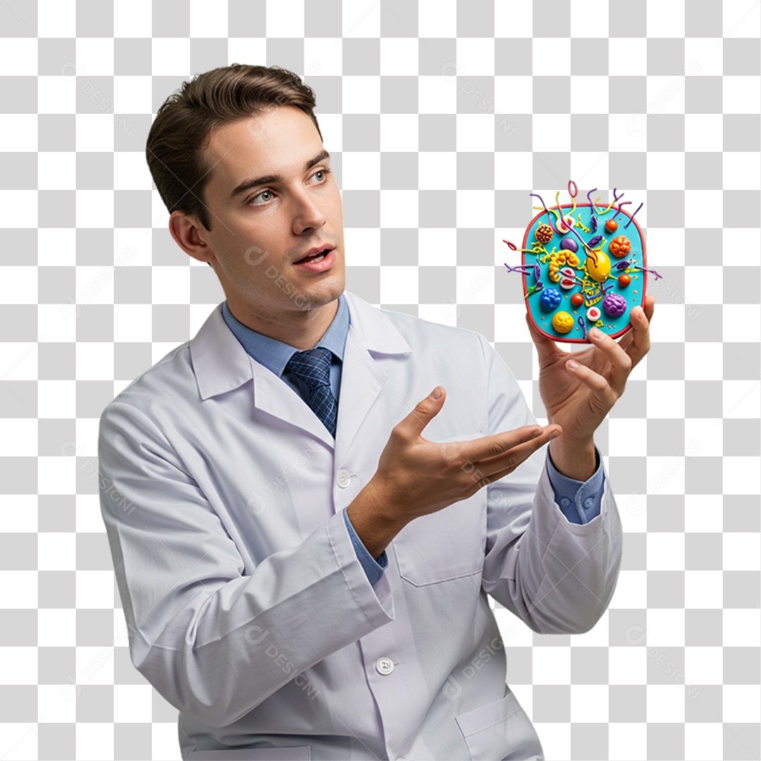 Homem Biólogo PNG Transparente