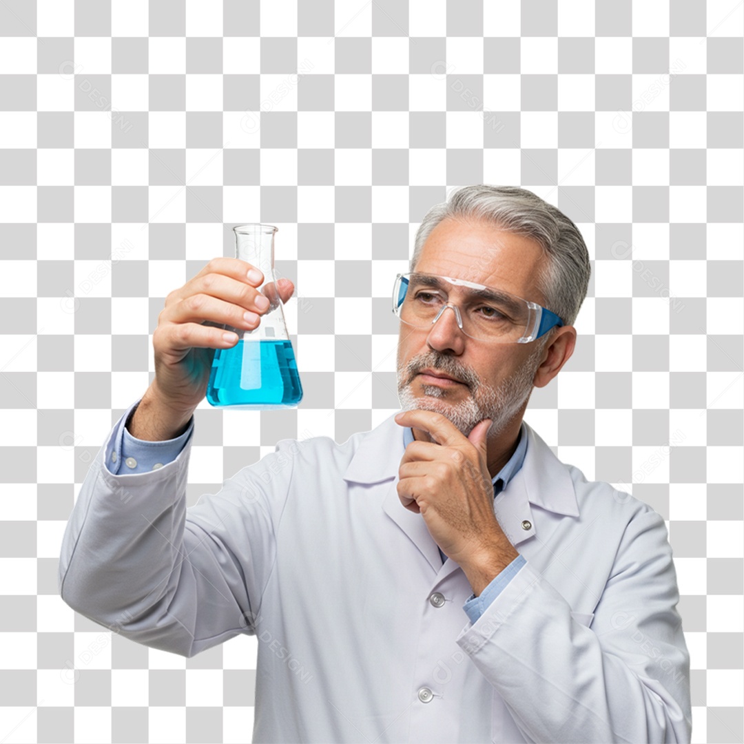 Homem Biólogo PNG Transparente