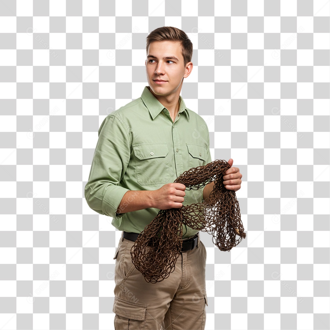 Homem Biólogo PNG Transparente