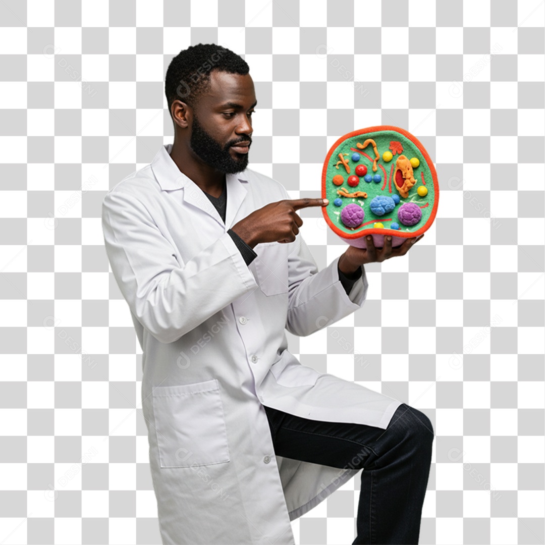 Homem Biólogo PNG Transparente