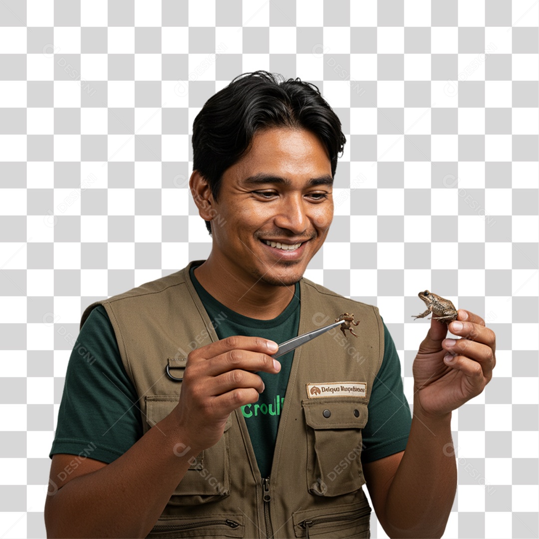 Homem Biólogo PNG Transparente