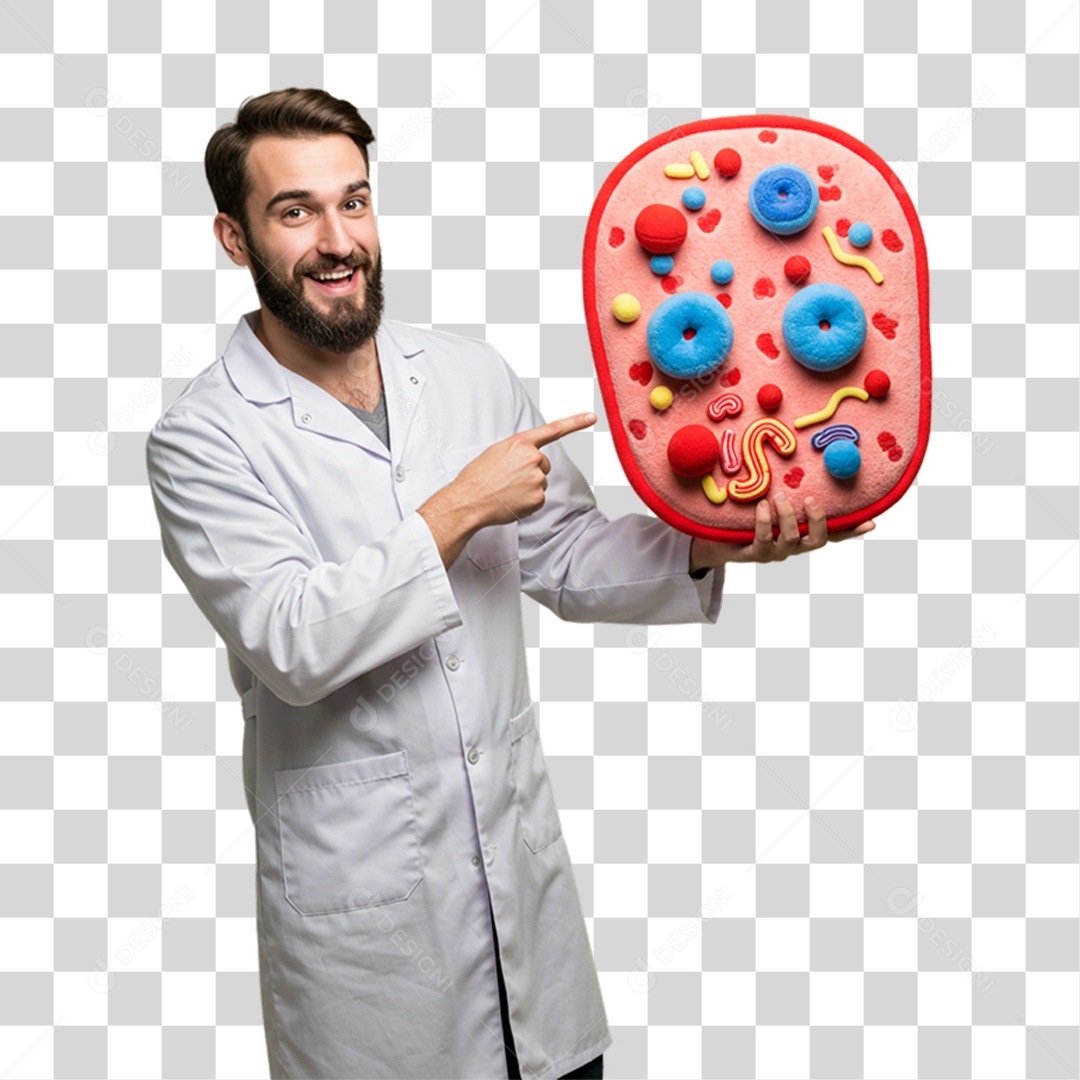 Homem Biólogo PNG Transparente