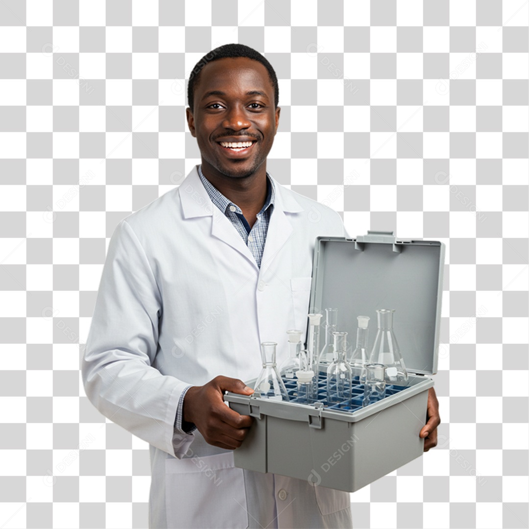 Homem Biólogo PNG Transparente