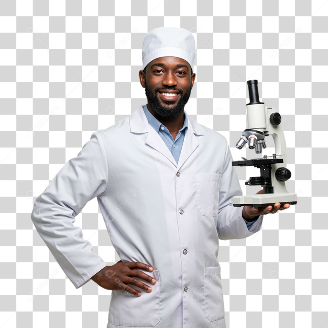 Homem Biólogo PNG Transparente