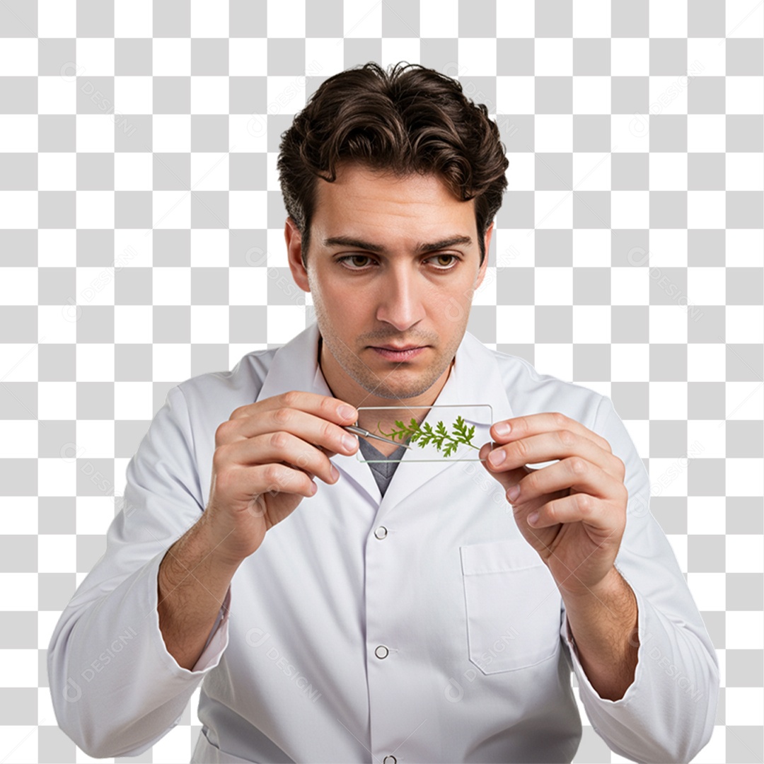 Homem Biólogo PNG Transparente