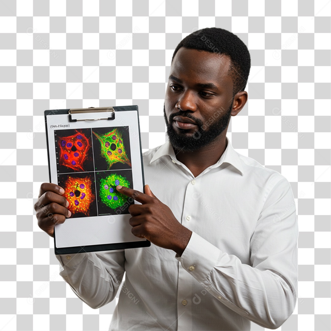 Homem Biólogo PNG Transparente