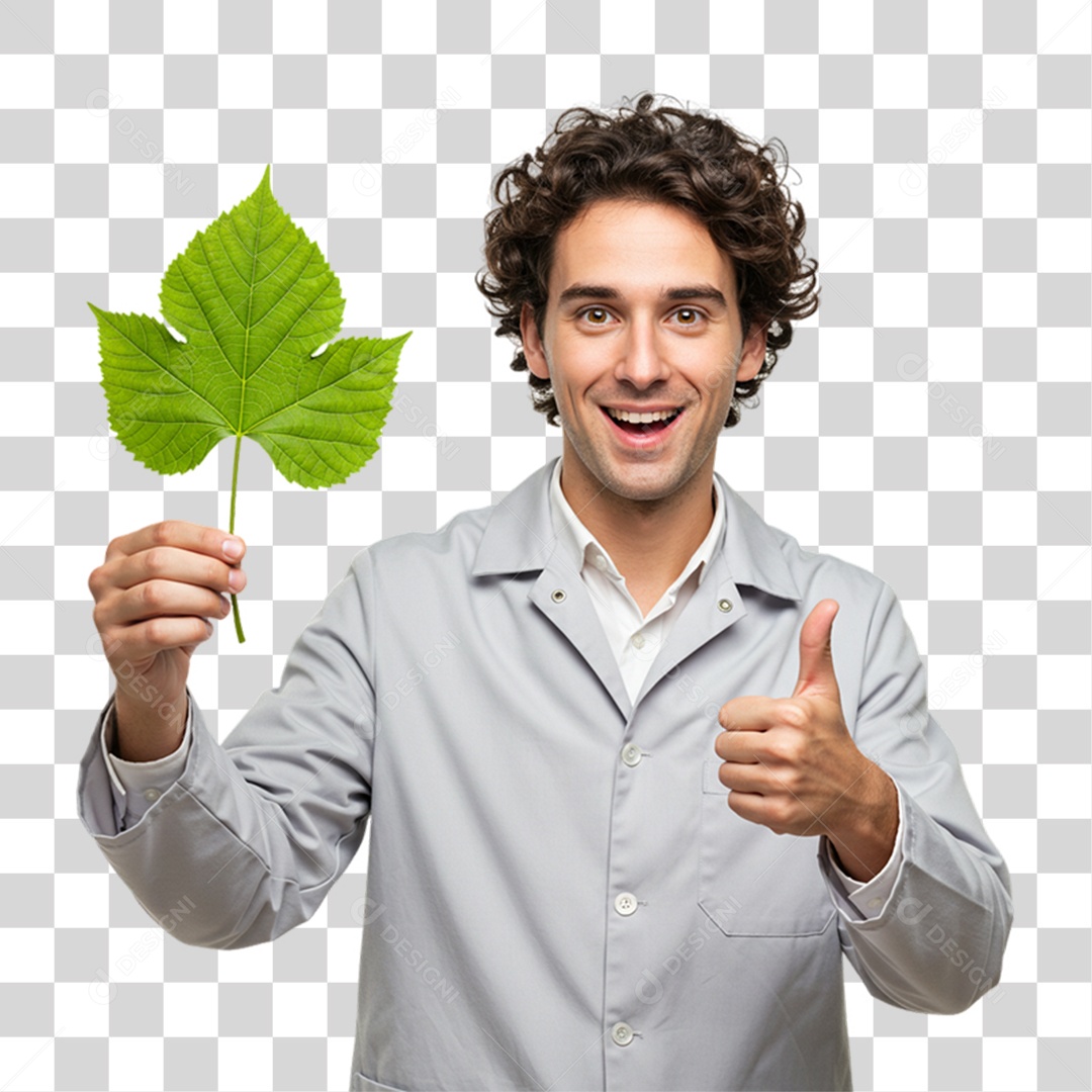 Homem Biólogo PNG Transparente