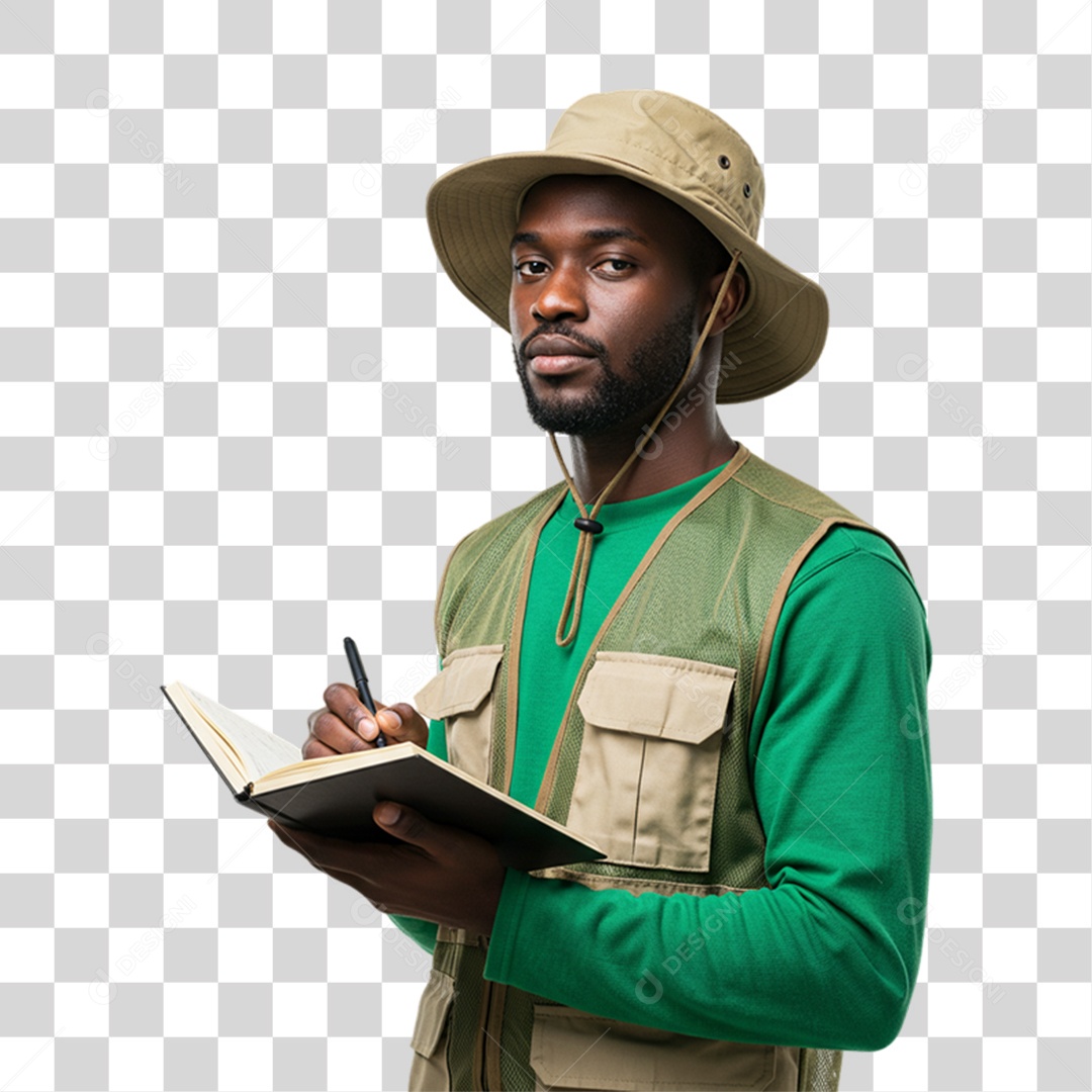 Homem Biólogo PNG Transparente