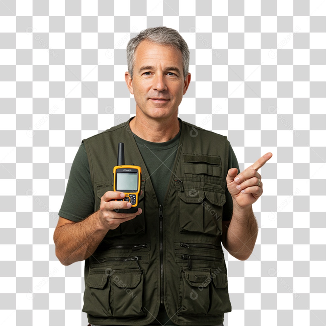 Homem Biólogo PNG Transparente