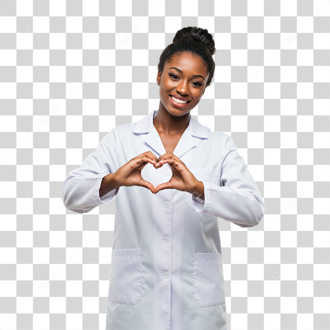 Mulher Bióloga de Uniforme PNG Transparente