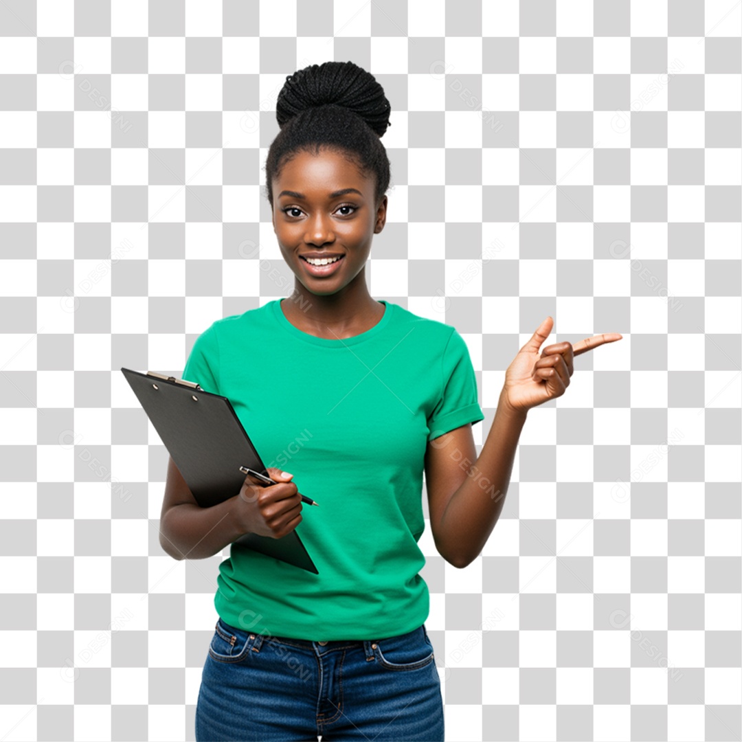 Mulher Bióloga PNG Transparente