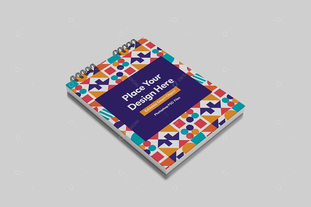 Mockup Bloco de Notas PSD Editável