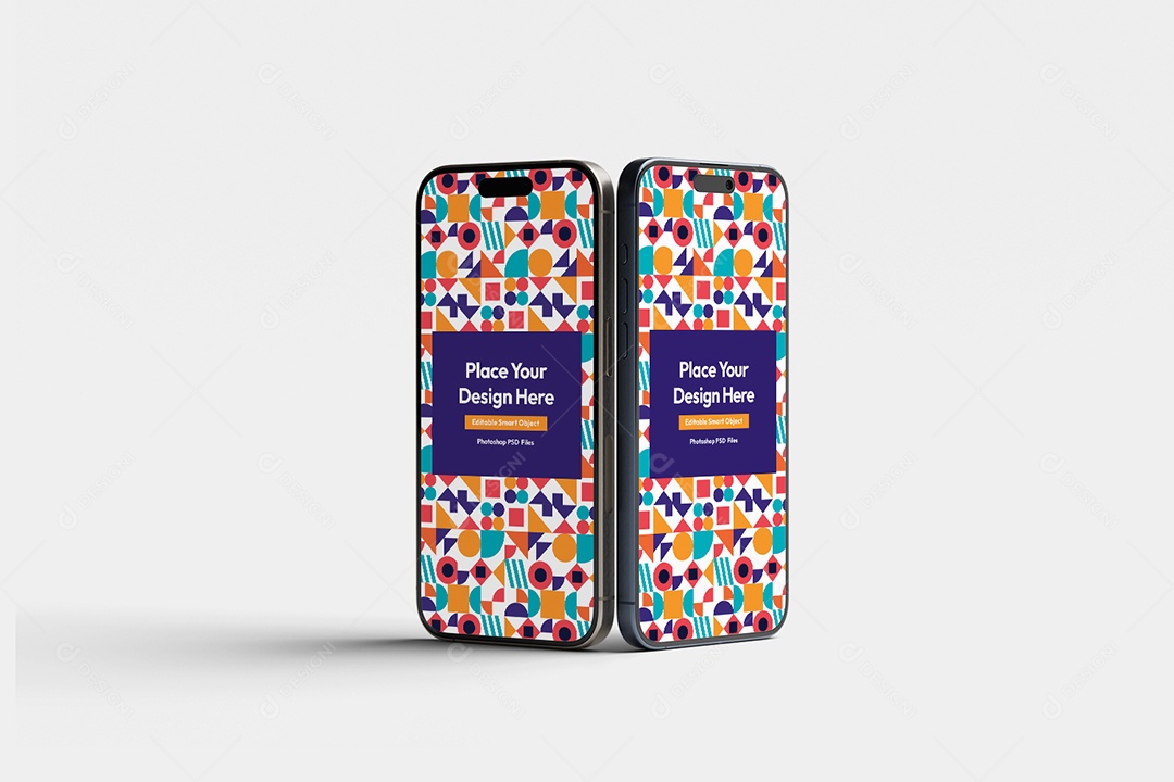 Mockup De Iphones Celulares PSD Editável