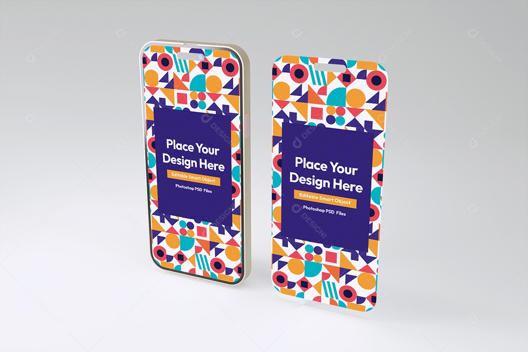 Mockup De Iphones Celulares PSD Editável