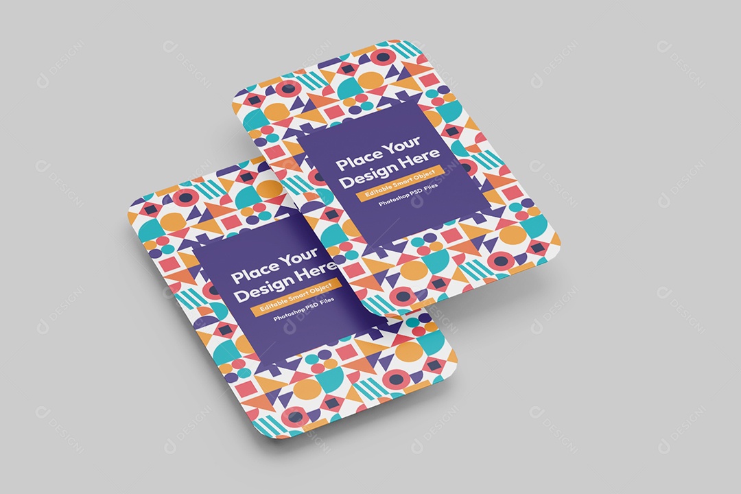 Cartões de Visita Mockup PSD