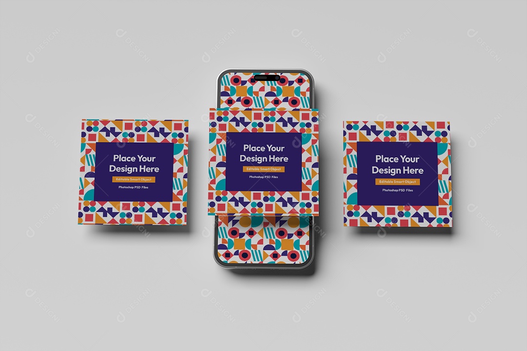 Mockup De Iphone Celular PSD Editável