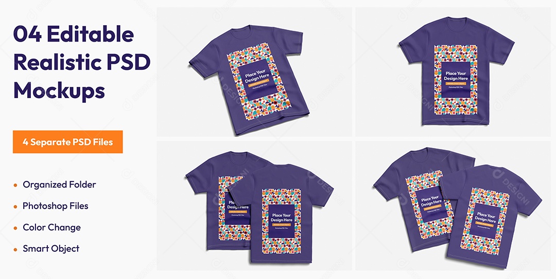 Mockup de Camisas PSD Editável