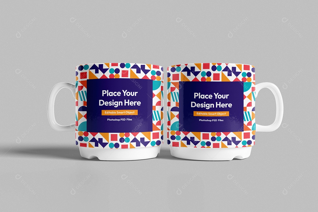 Mockup De Canecas PSD Editável