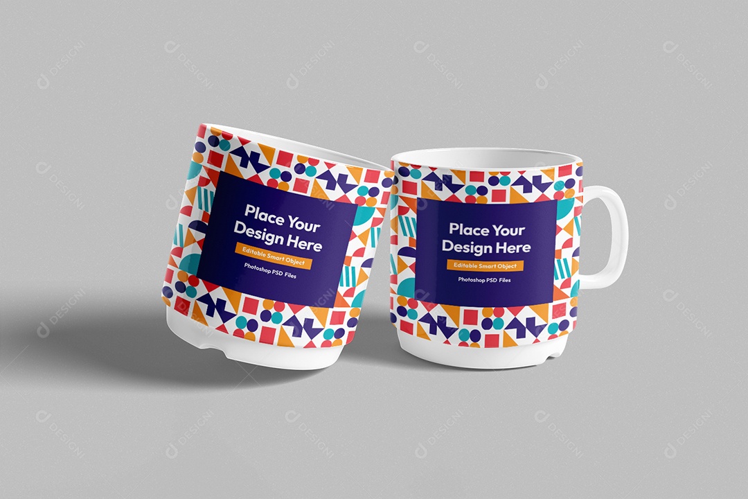 Mockup De Canecas PSD Editável